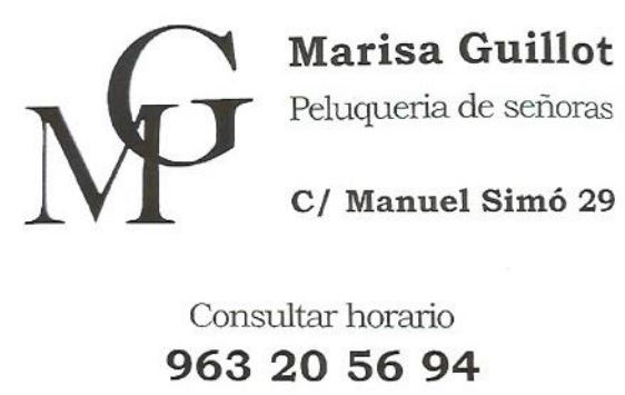 PELUQUERIA MARISA GUILLOT